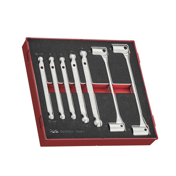 Wrench Set Double Flex 7 Pieces in EVA Foam Organizational